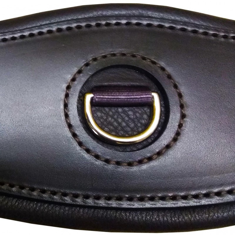 Sheldon Forward shaped leather girth (With D-Ring) - Image 2